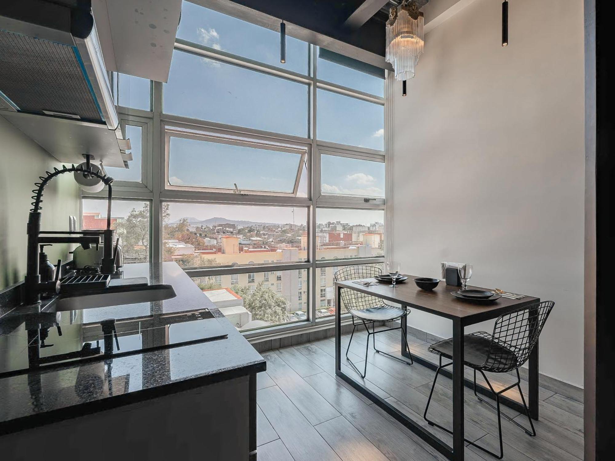 The Jungle Loft Tropical Comfort In A Centric Location With Kitchen Mexico City Exterior photo